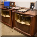E01. Vintage Altec horn speakers. 